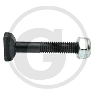 Kalapácsfejű csavar M10x65  Önzáró anyával