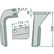 Kép 2/2 - Csavar M20x1,5