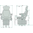 Kép 2/2 - Maximo Evolution Dynamic ülés (MSG 95EL/741) Fendt