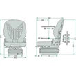 Kép 2/2 - Compacto Confort S ülés (MSG 93/511)
