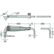 Kép 2/2 - HD Teleszkópos tükörtartó jobb 65402038,65402040  1530998C2R