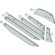 Kormánylemez előtét bal VRP 230 OL
