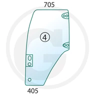 AJTÓÜVEG
bal, keret nélkül