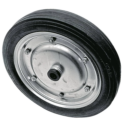 Tömörgumi kerék 100mm Acéllemez