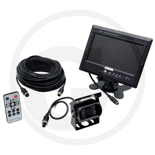 Tolató Video rendszer színes PAL 9" Monitorral