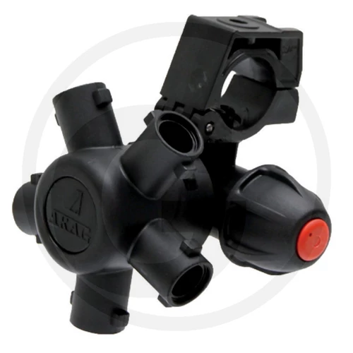 Ötszörös Fúvókatartó Cső 1/2", 21mm, Furat 10mm