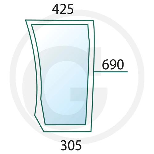 RÉSZABLAK
alsó, új kivitel, 430 mm magas