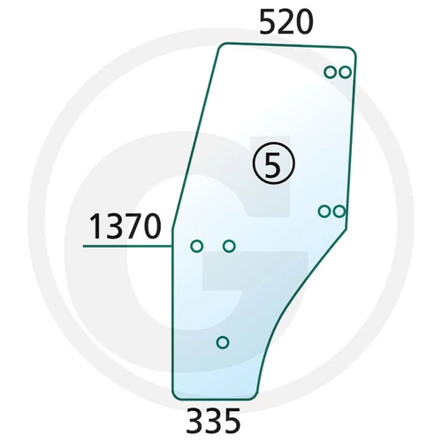 AJTÓÜVEG
bal
csak 270V, 275V, 280V-hoz illeszkedik