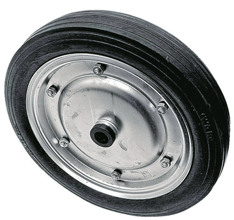 Tömörgumi kerék 100mm Acéllemez
