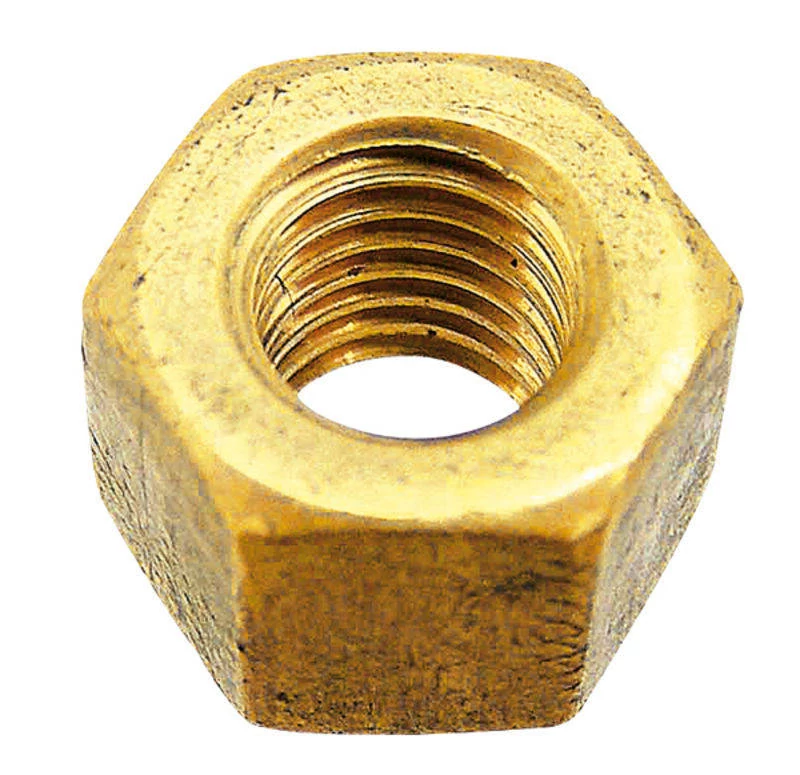 Sárgaréz anya kivezető könyökhöz M8, 10mm