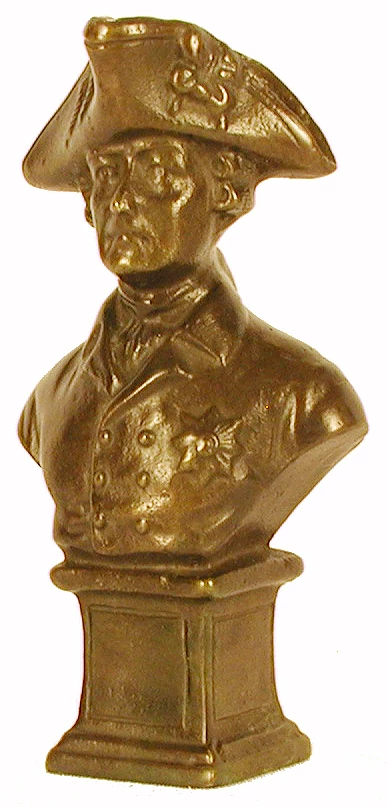 Francia tábornok, mellszobrocska