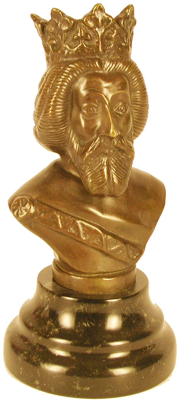 Szent László, márványon