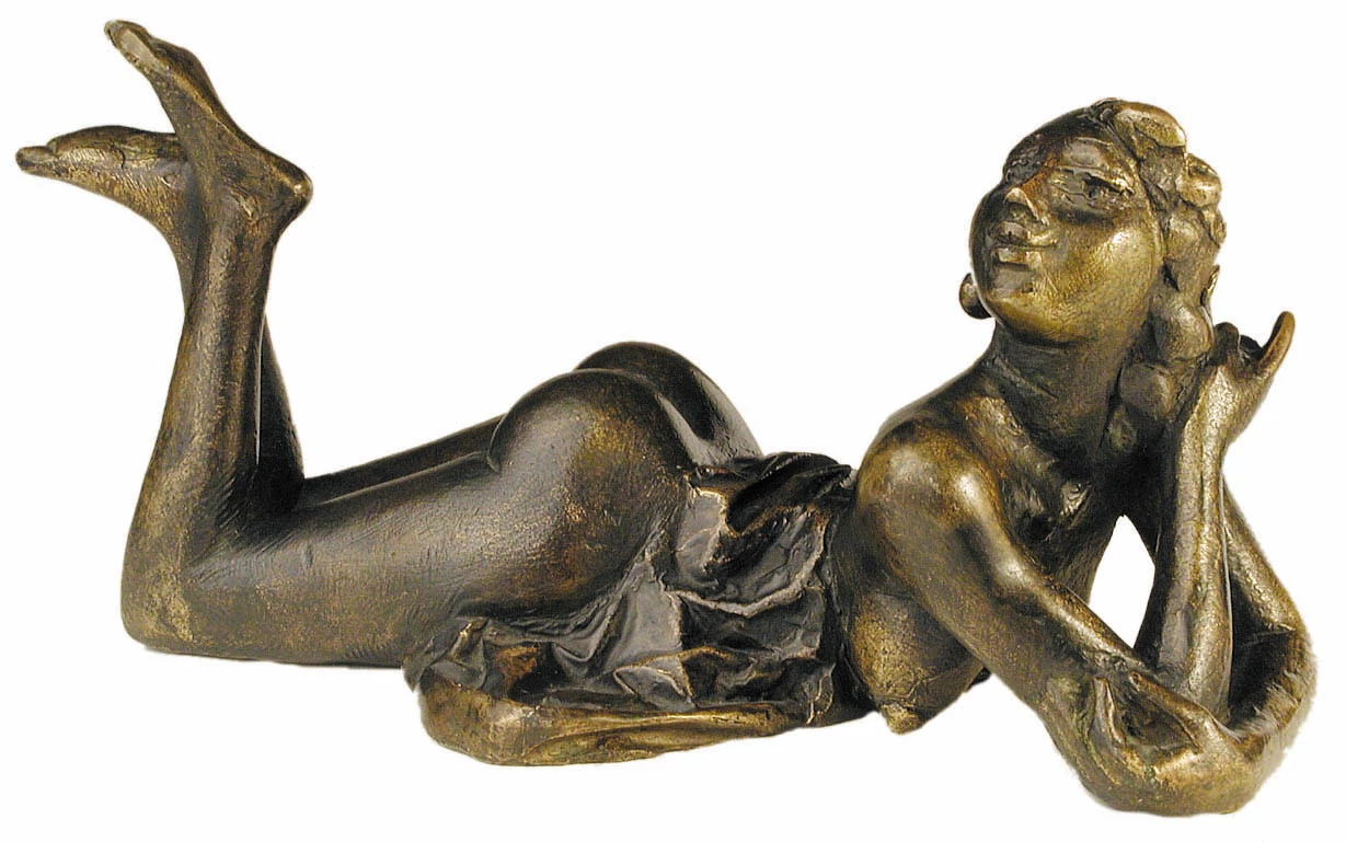 Seregi József: Napozó, lepellel